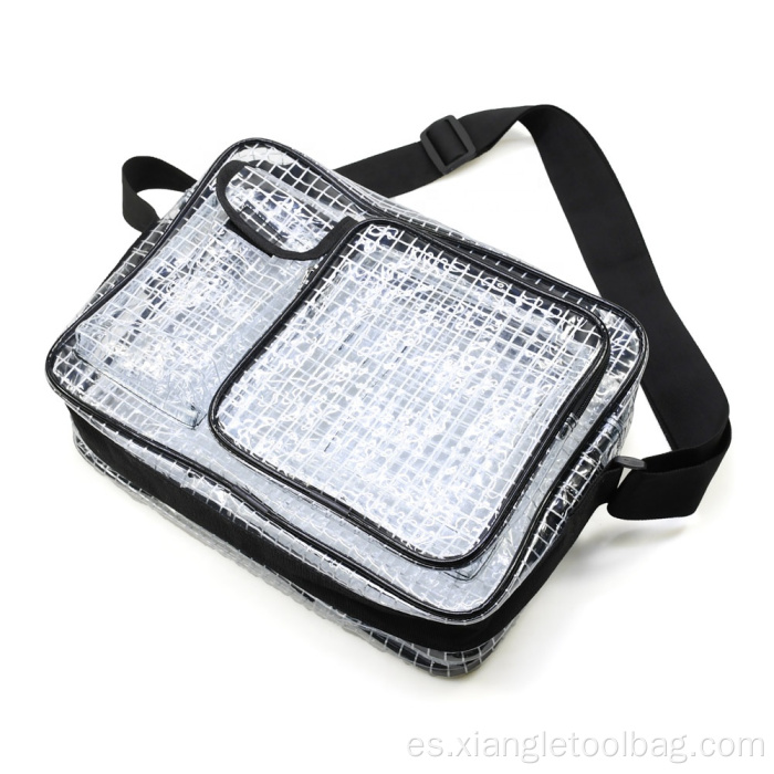 Bolsa de herramientas transparentes PVC ESD Antiestatic Grid Limpia sala de limpieza